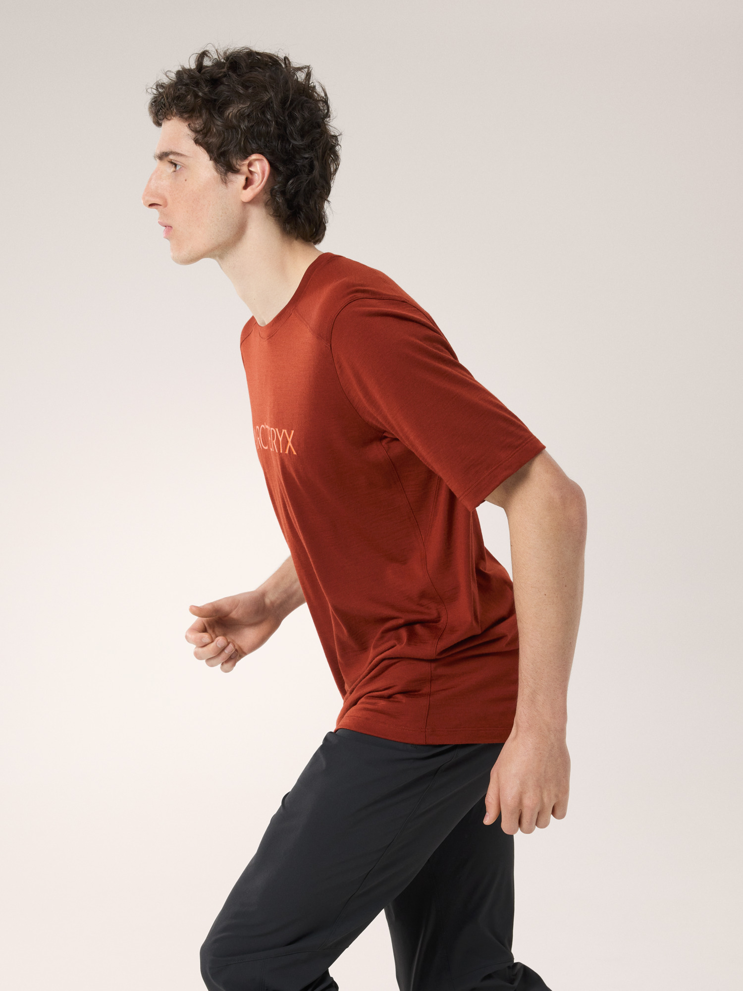 Ionia Merino Wool Arc'Word Logo Shirt SS Men's