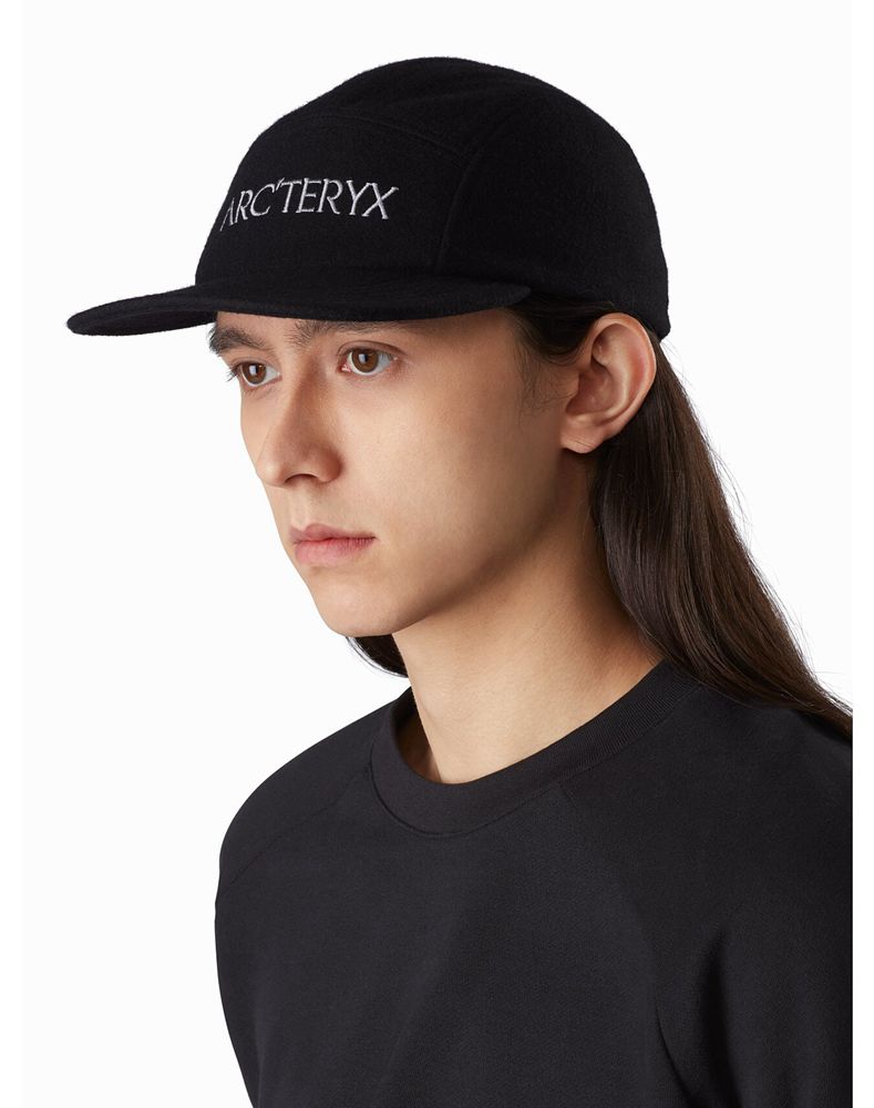 Arc'teryx 5 Panel Wool Cap Womens - Black