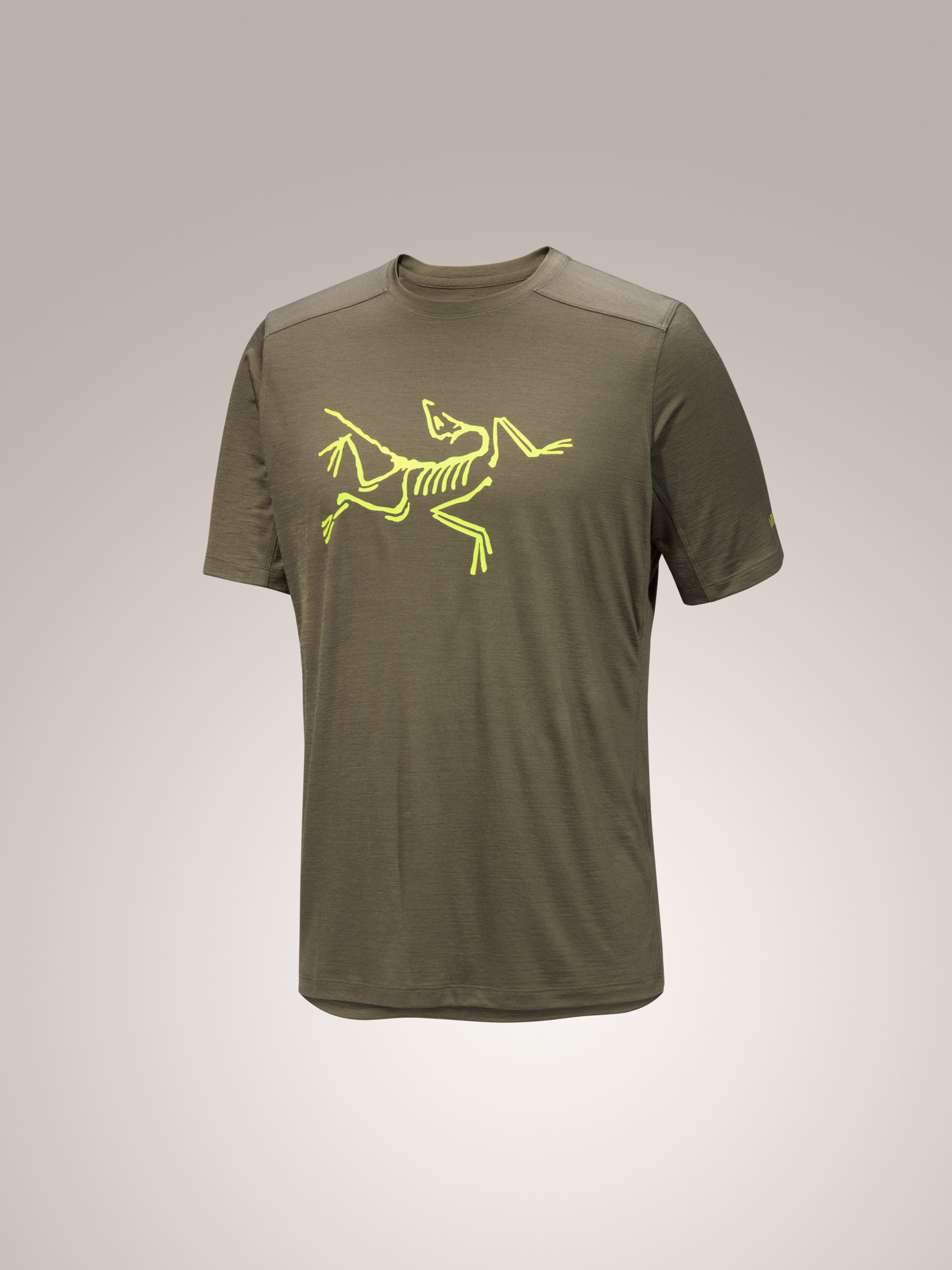 Ionia Merino Wool Logo Shirt SS Men's