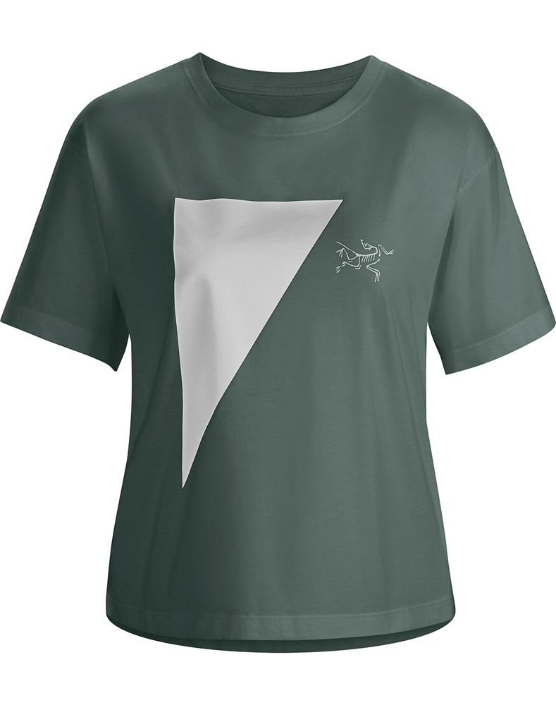 Arc'teryx Arc'postrophe Bird Crop T-Shirt Womens - Green