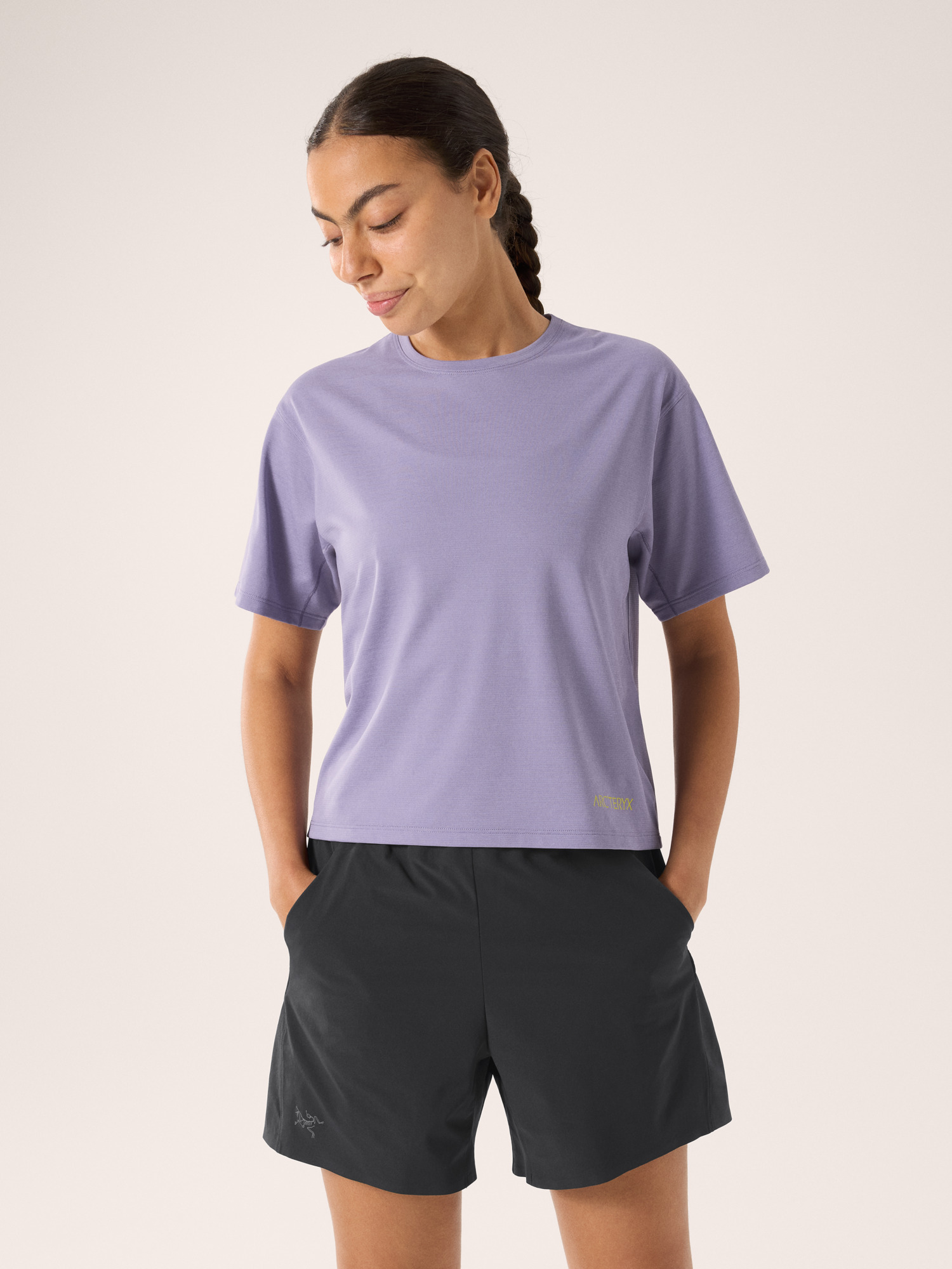 Taema Crop Logo T-Shirt Women's