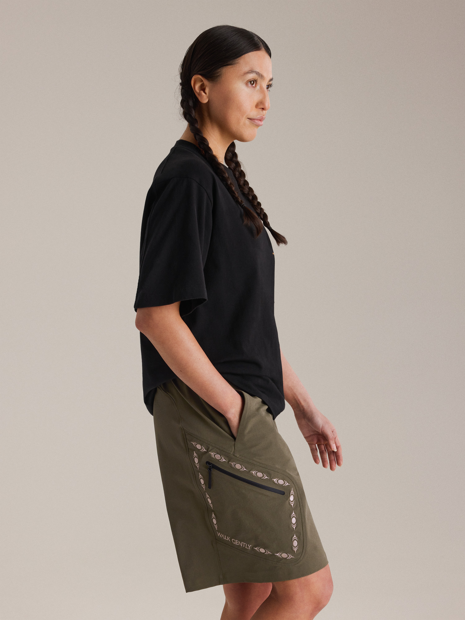 Walk Gently Cotton Cedar Bark Shirt SS Men's