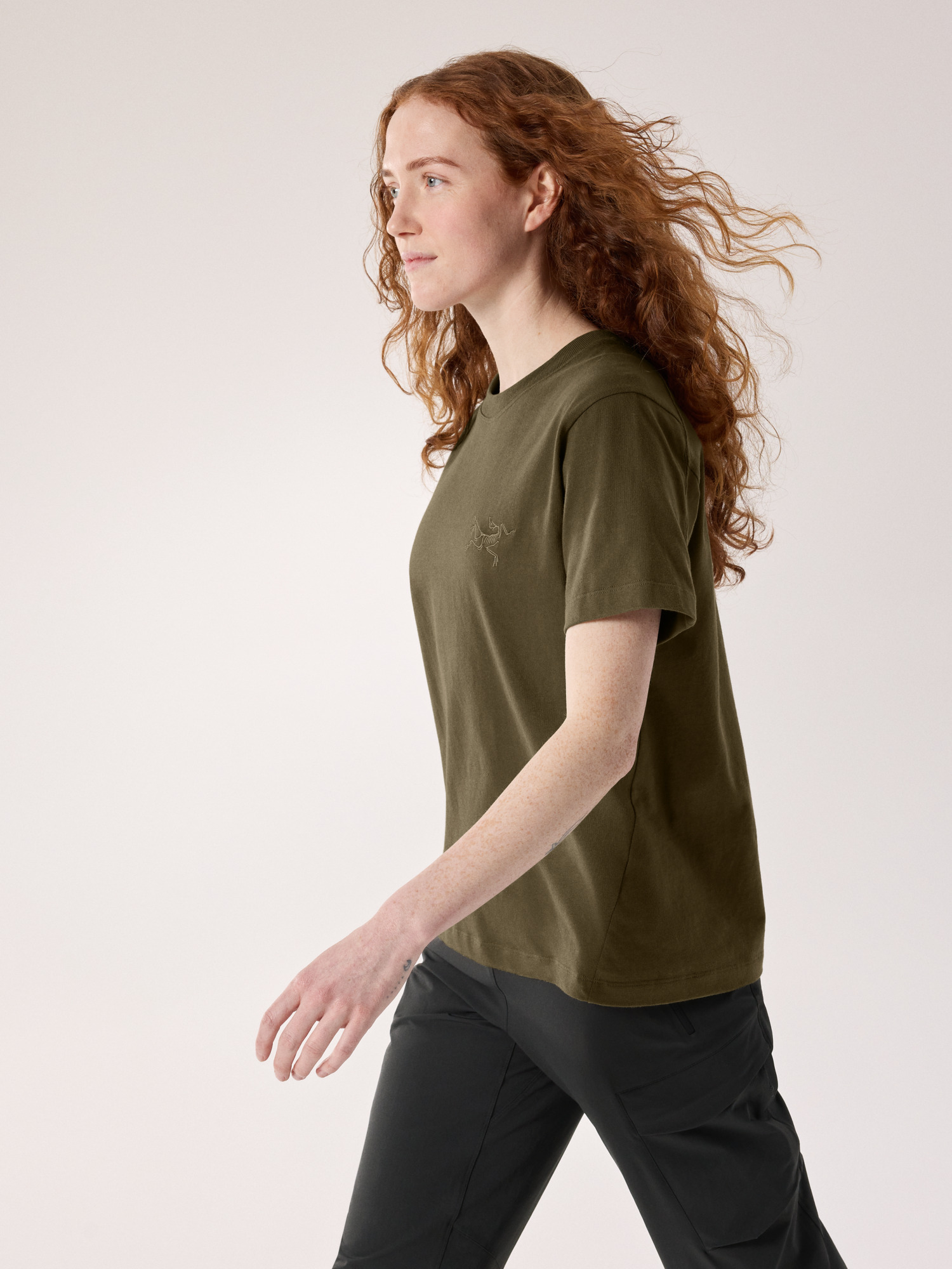 Kragg Cotton Little Bird Crew Shirt SS Women's