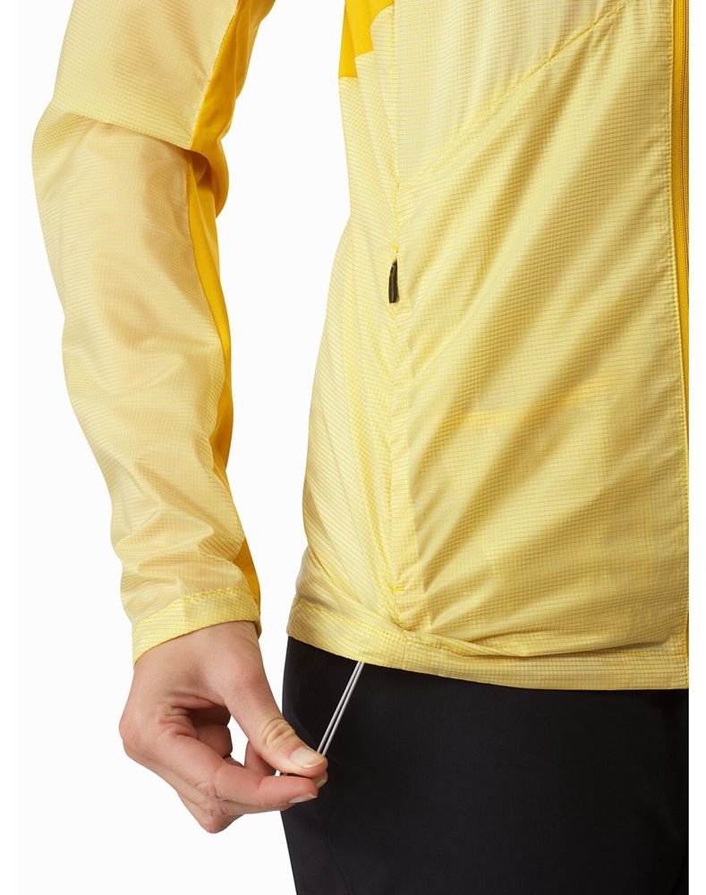 Arc'teryx Cita SL Hoody Jacket Womens - Yellow