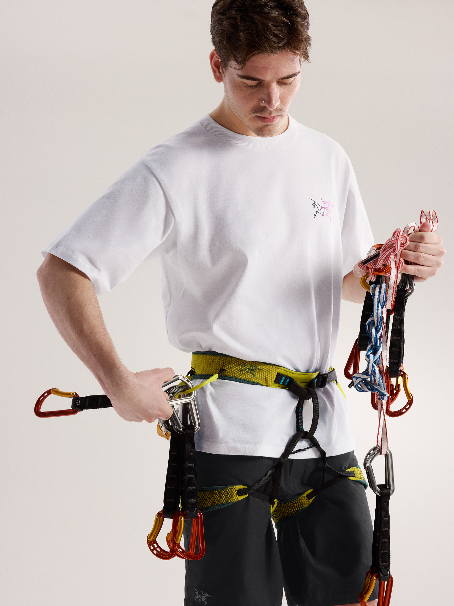 Kragg Cotton Logo Shirt SS Men's