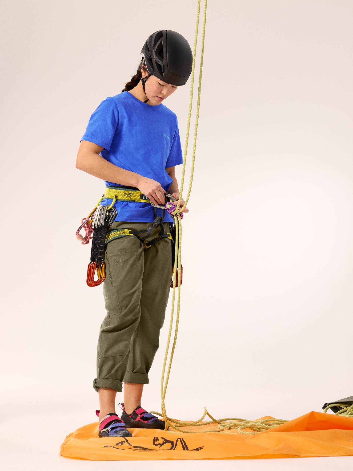 Kragg SL Cotton Blurred Bird Crew Shirt SS Women's