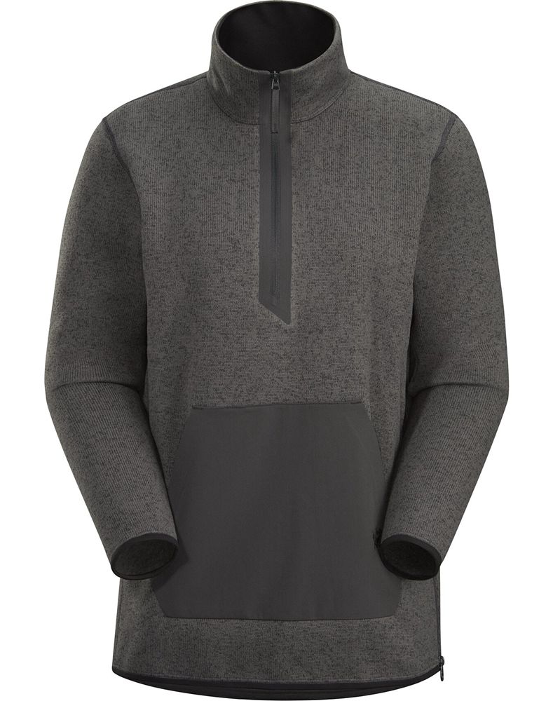 Arc'teryx Extravert 1/2 Zip Neck Fleece Womens - Grey