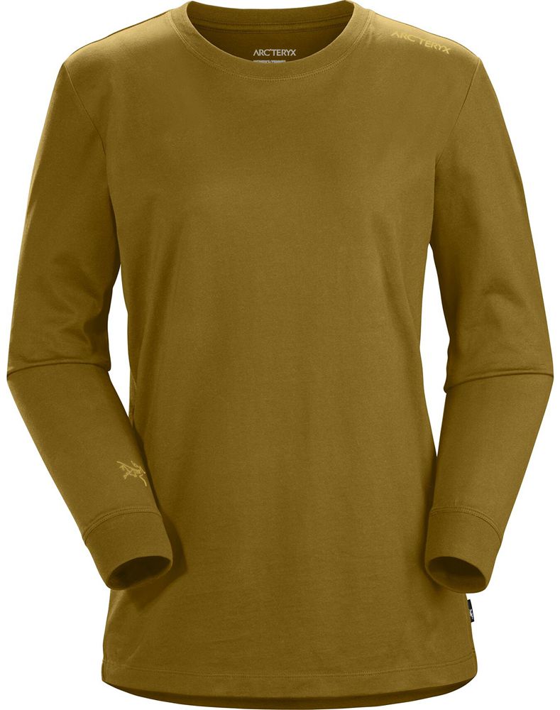 Arc'teryx Off Center LS T-Shirt Womens - Yellow