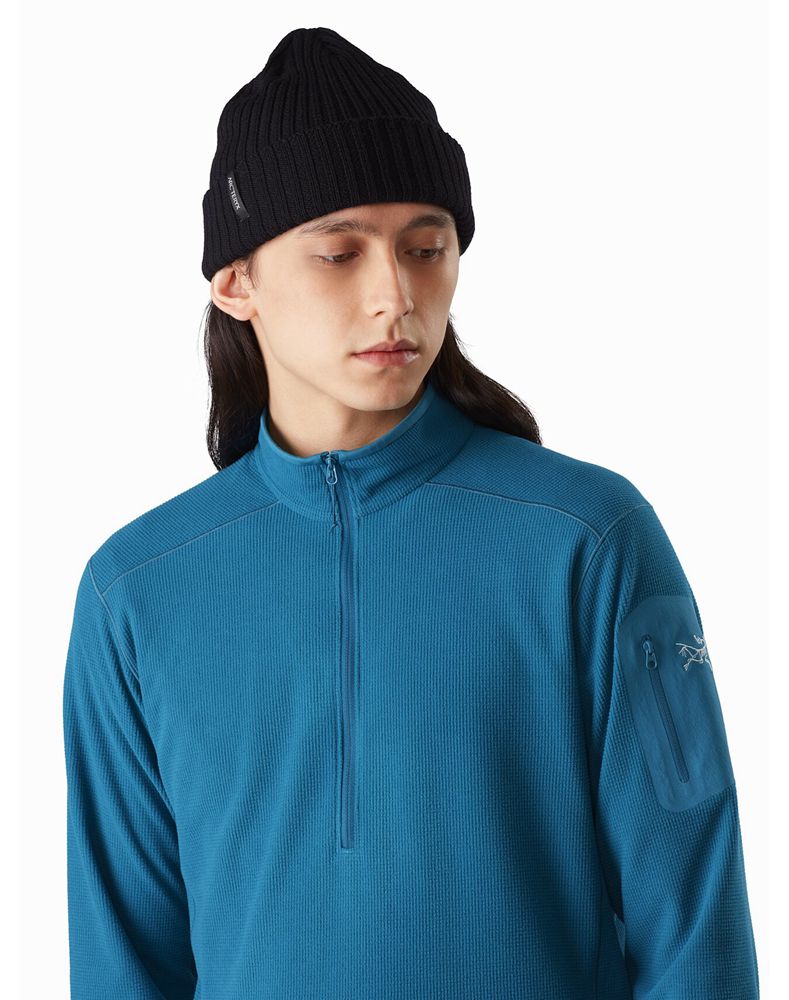 Arc'teryx Delta LT Zip Neck Pullover Mens - Blue