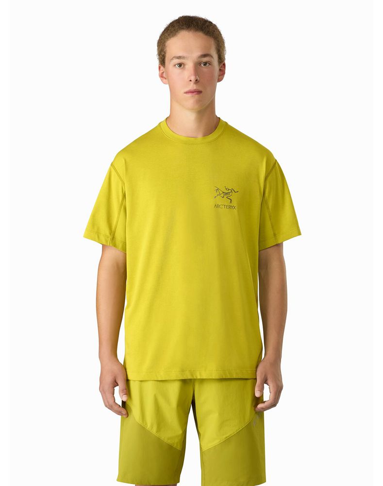 Arc'teryx Copal Bird T-Shirt Mens - Yellow