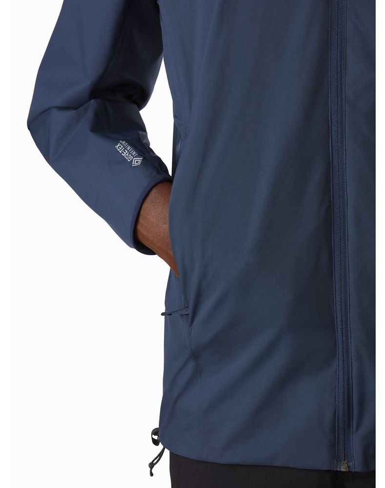 Arc'teryx Solano Hoody Jacket Mens - Blue