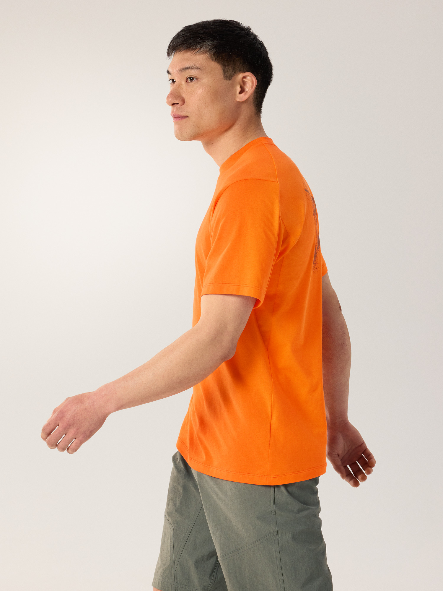 Kragg SL Cotton Blurred Bird Shirt SS Men's