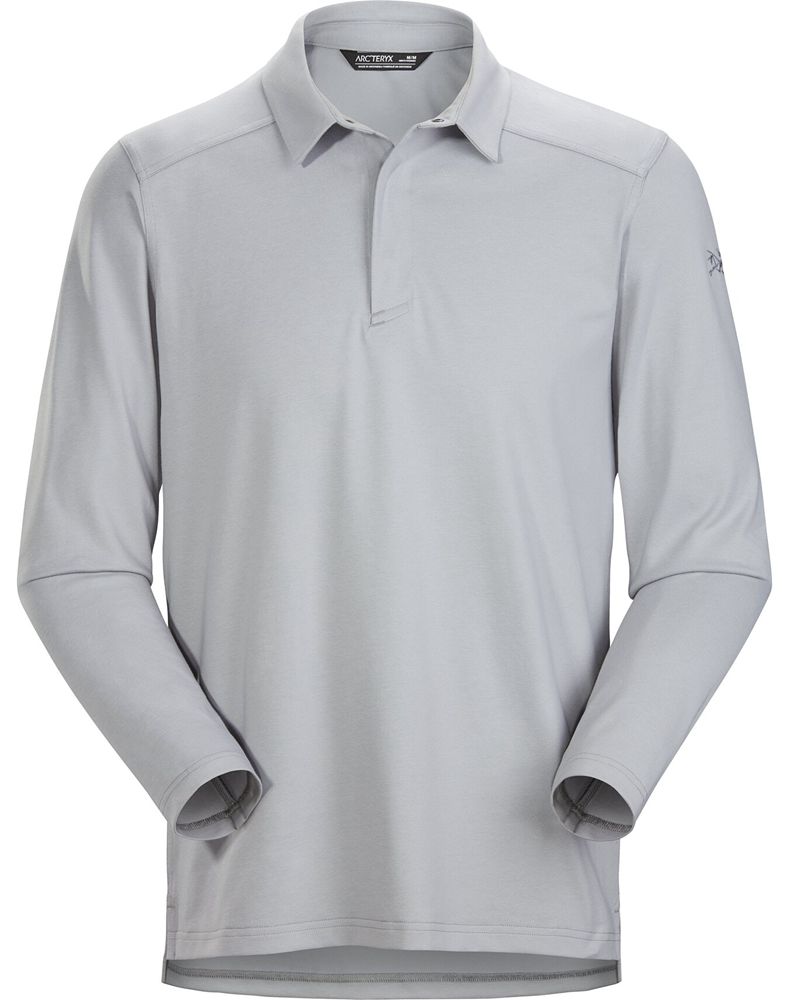 Arc'teryx Captive LS Polo Shirt Mens - Grey