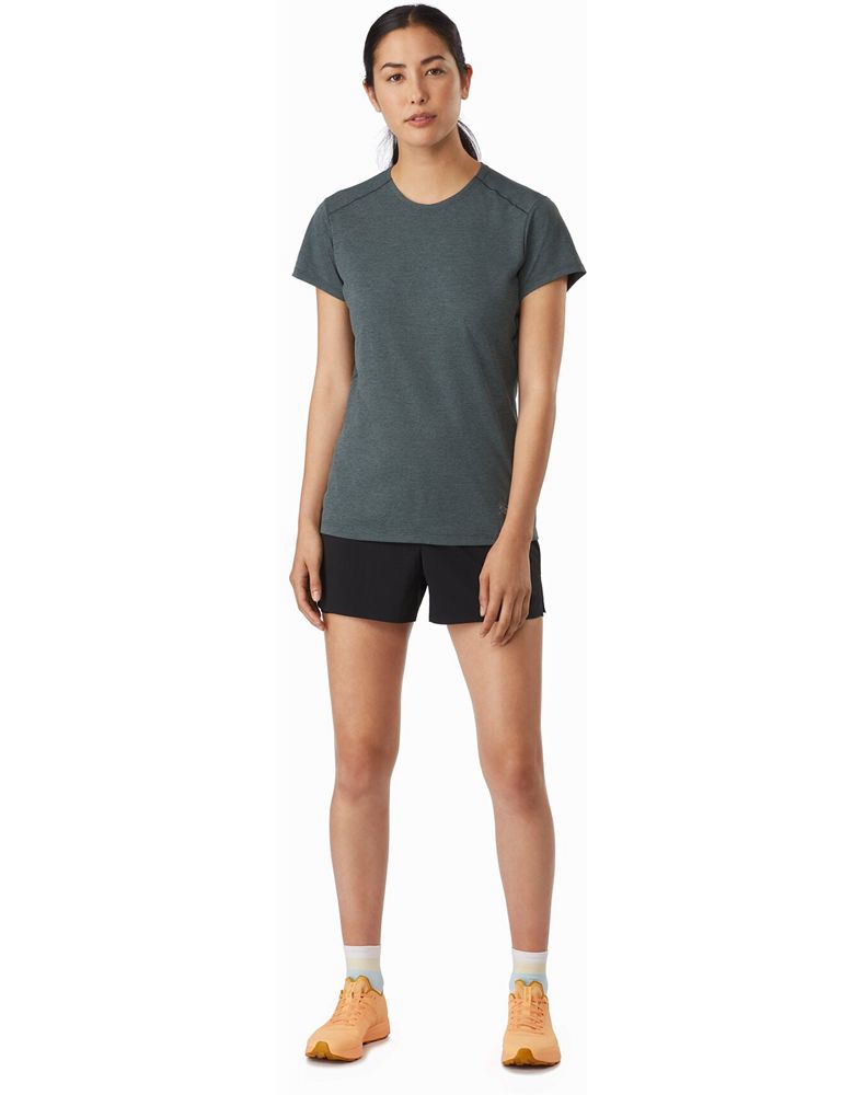 Arc'teryx Quadra Crew Neck SS T-Shirt Womens - Green