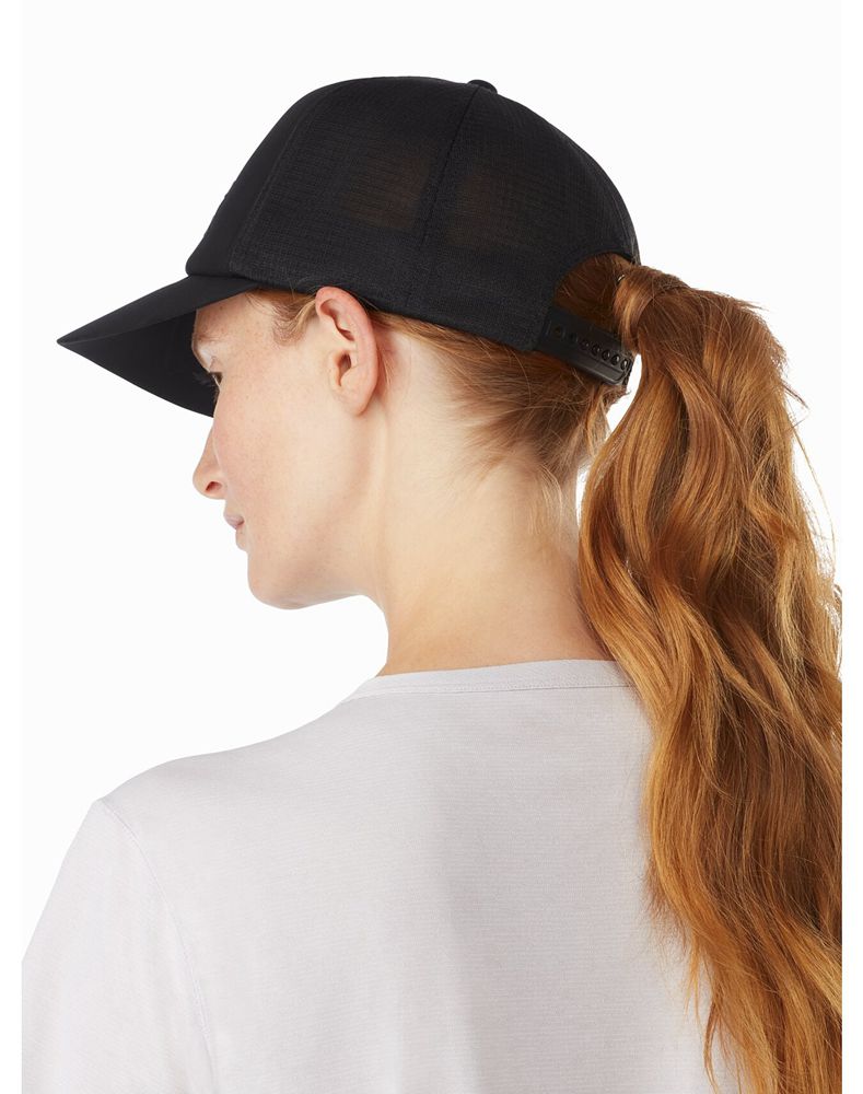 Arc'teryx Curved Brim Trucker Hat Mens - Black