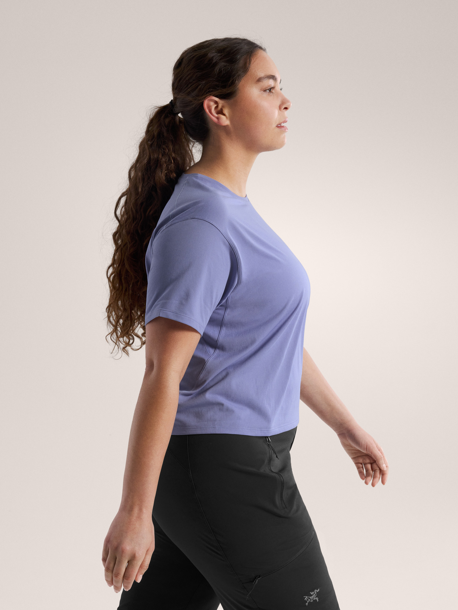 Taema Crop Logo T-Shirt Women's