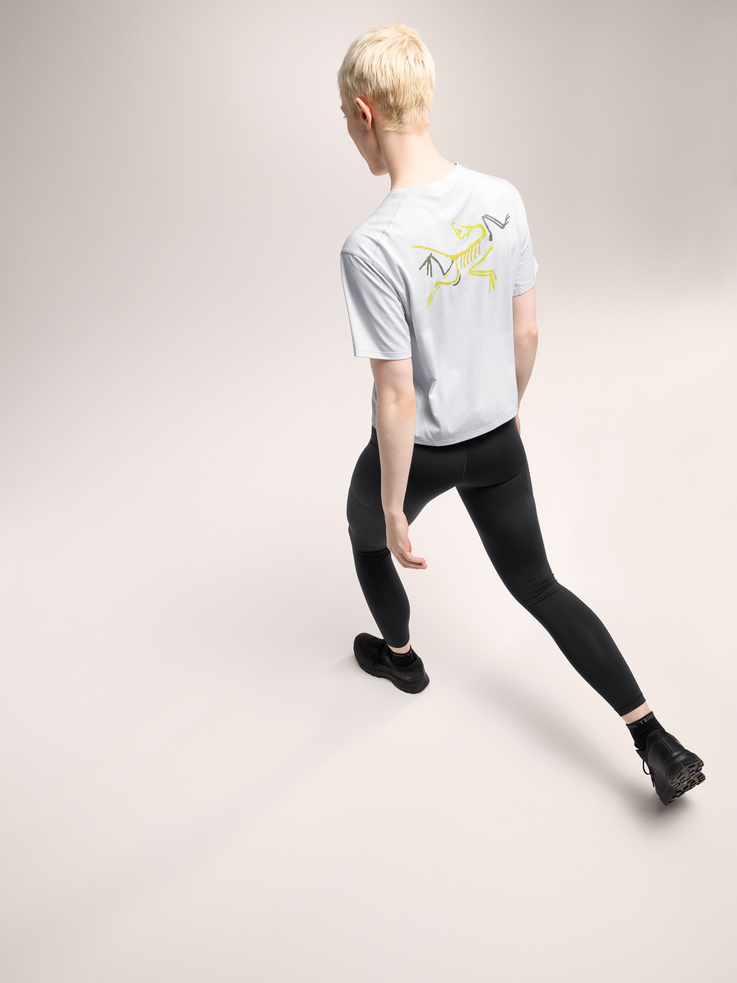 Taema Crop Logo T-Shirt Women's