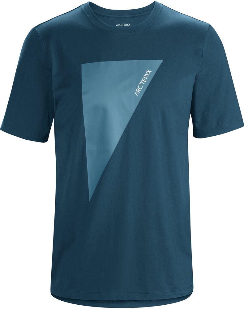 Arc'teryx Arc'postrophe Word T-Shirt Mens - Blue