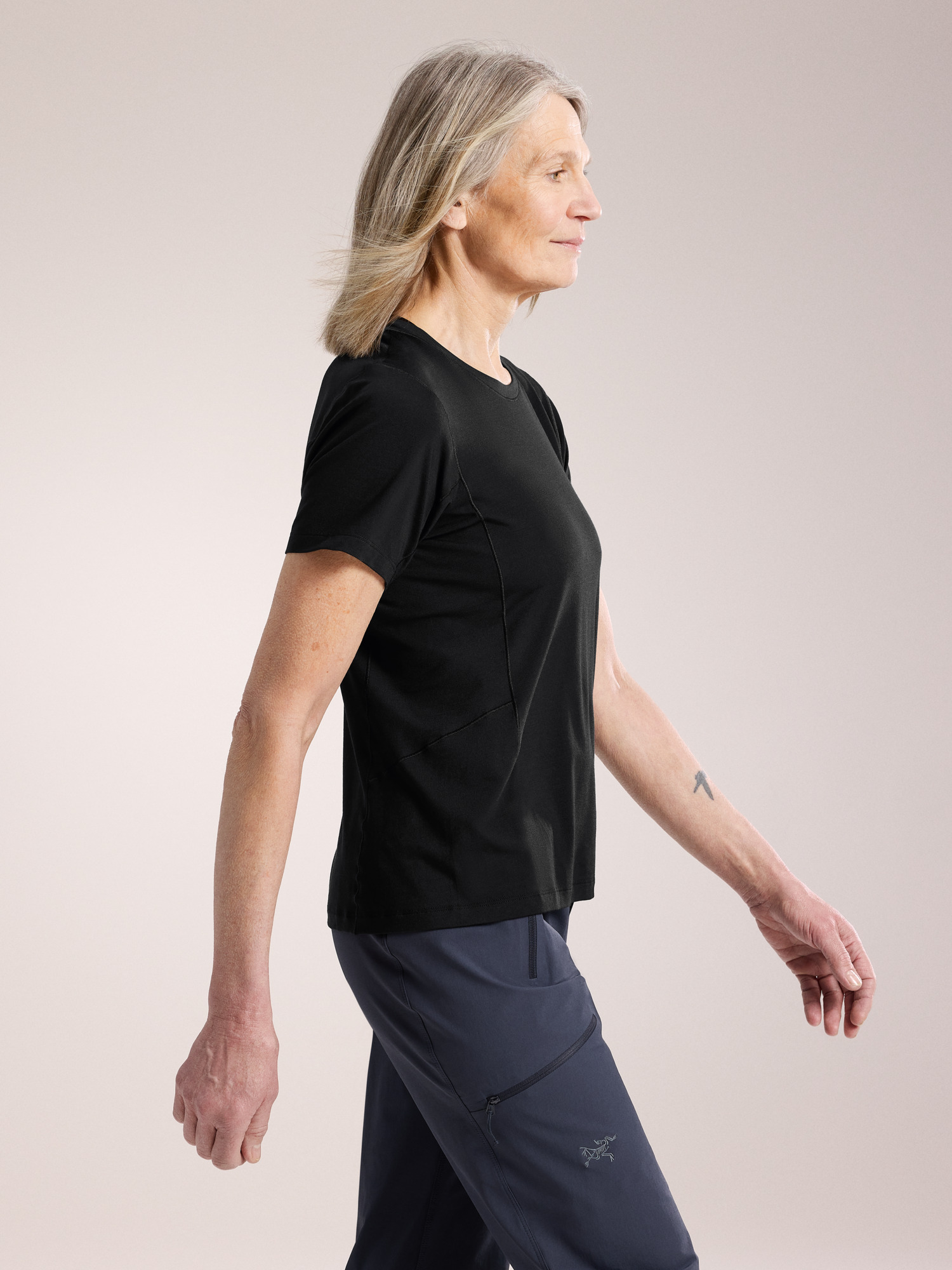 Lana Merino Wool Crew Shirt SS Women's