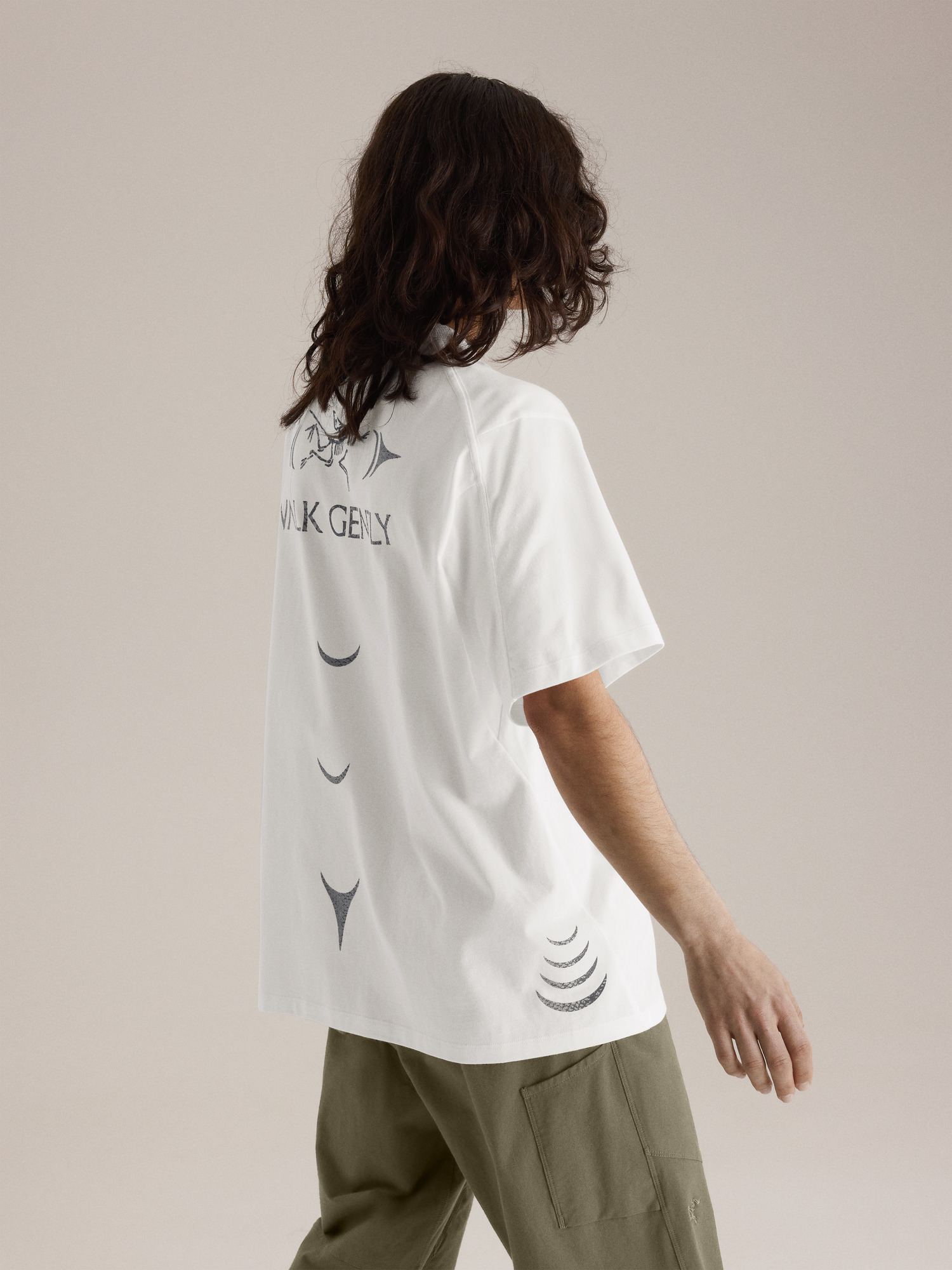 Walk Gently Cotton Salmon Skin Shirt SS Men's