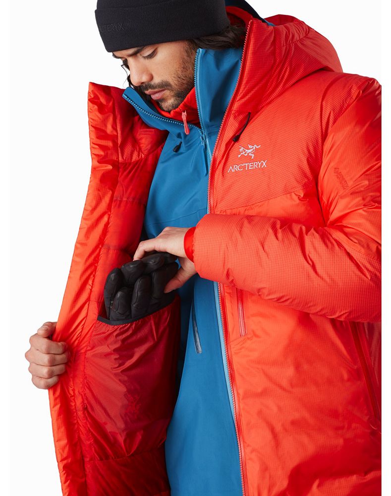 Arc'teryx Alpha Parka Mens - Red