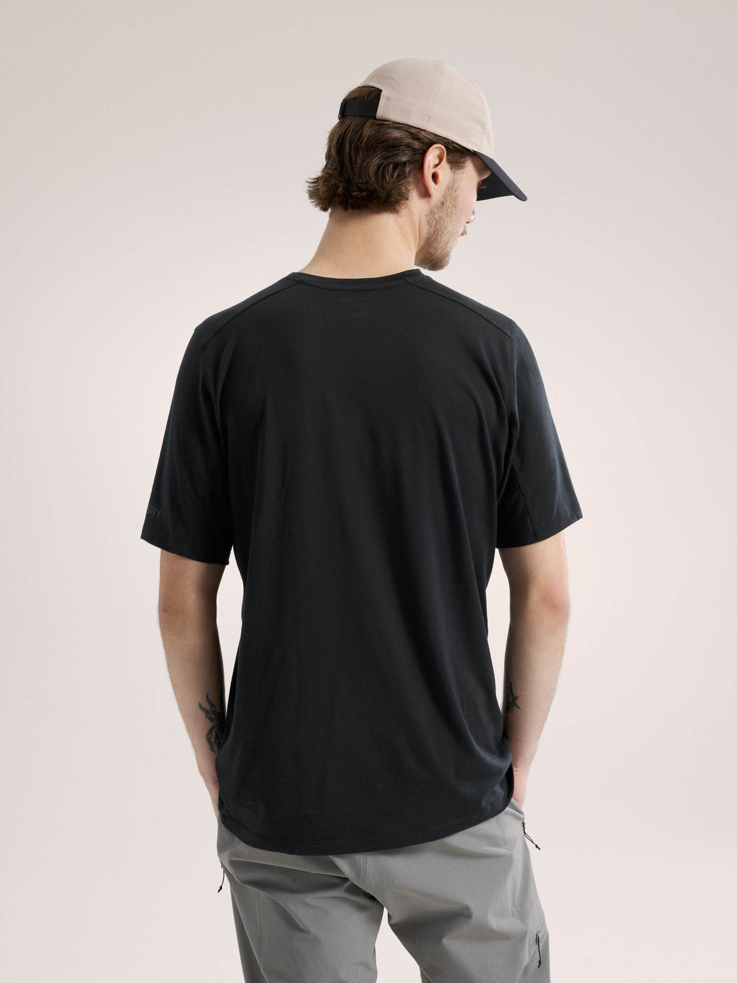 Ionia Merino Wool Logo Shirt SS Men's