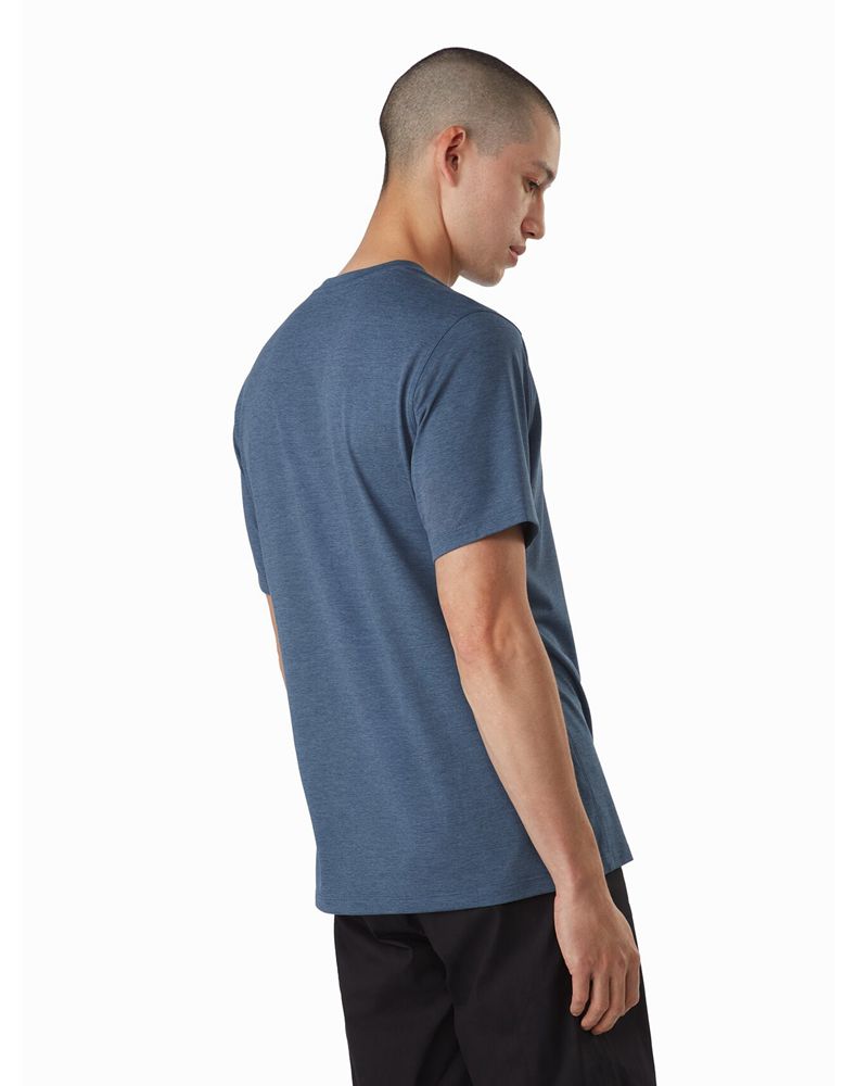 Arc'teryx Kadem Henley SS T-Shirt Mens - Blue
