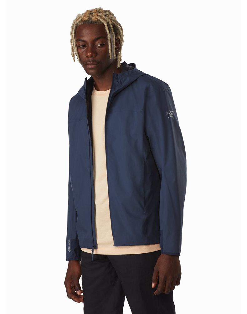 Arc'teryx Solano Hoody Jacket Mens - Blue