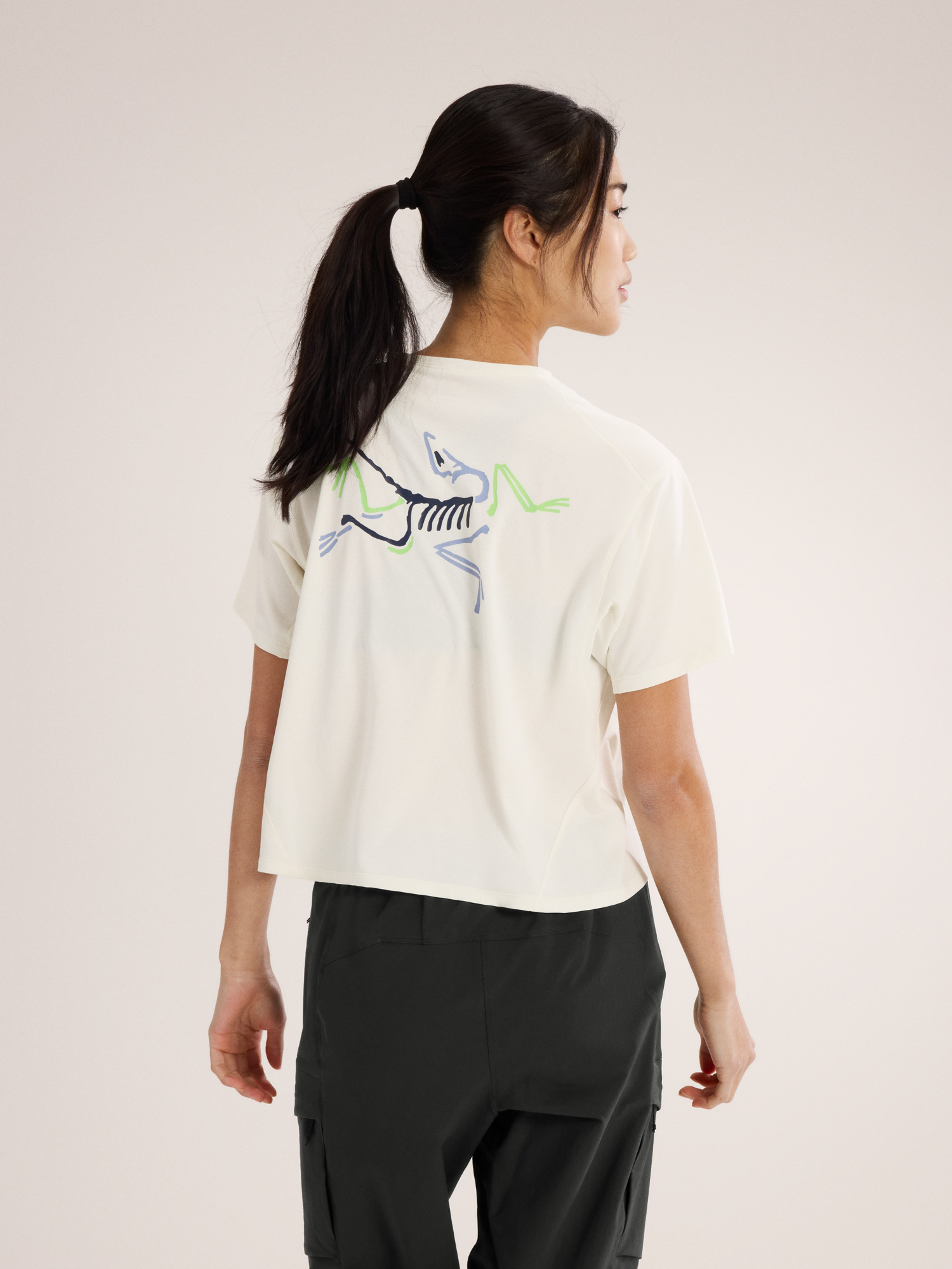 Taema Crop Logo T-Shirt Women's