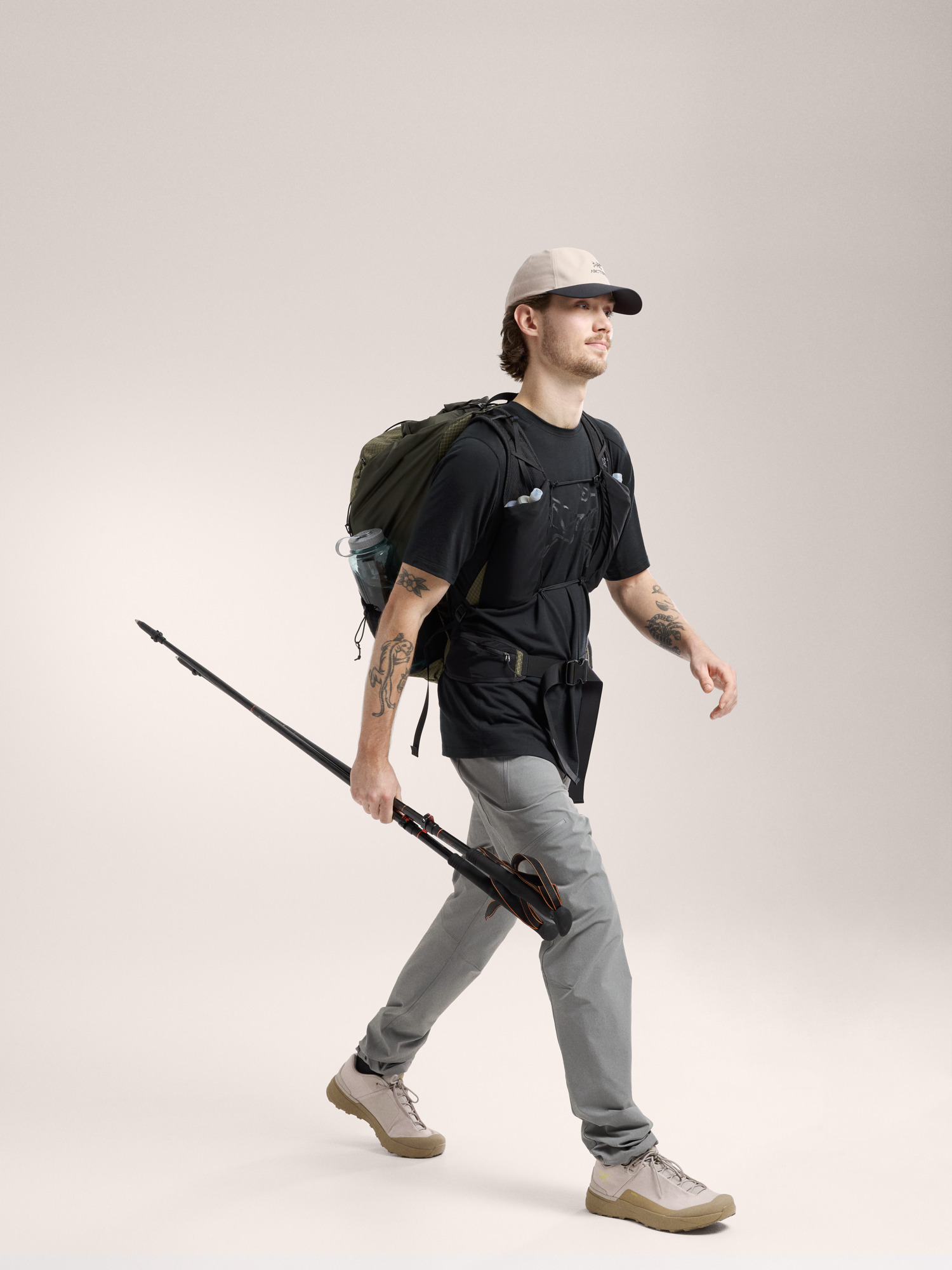 Ionia Merino Wool Logo Shirt SS Men's