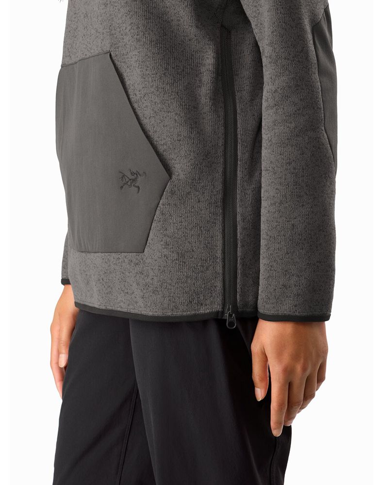 Arc'teryx Extravert 1/2 Zip Neck Fleece Womens - Grey