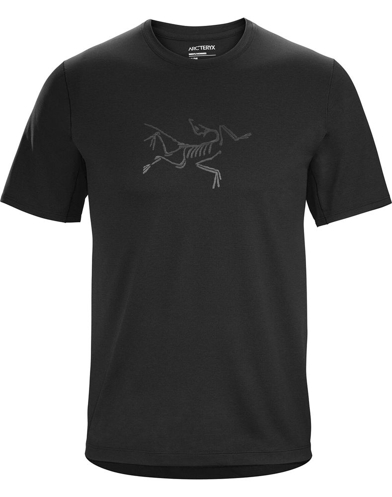 Arc'teryx Cormac Logo SS T-Shirt Mens - Black