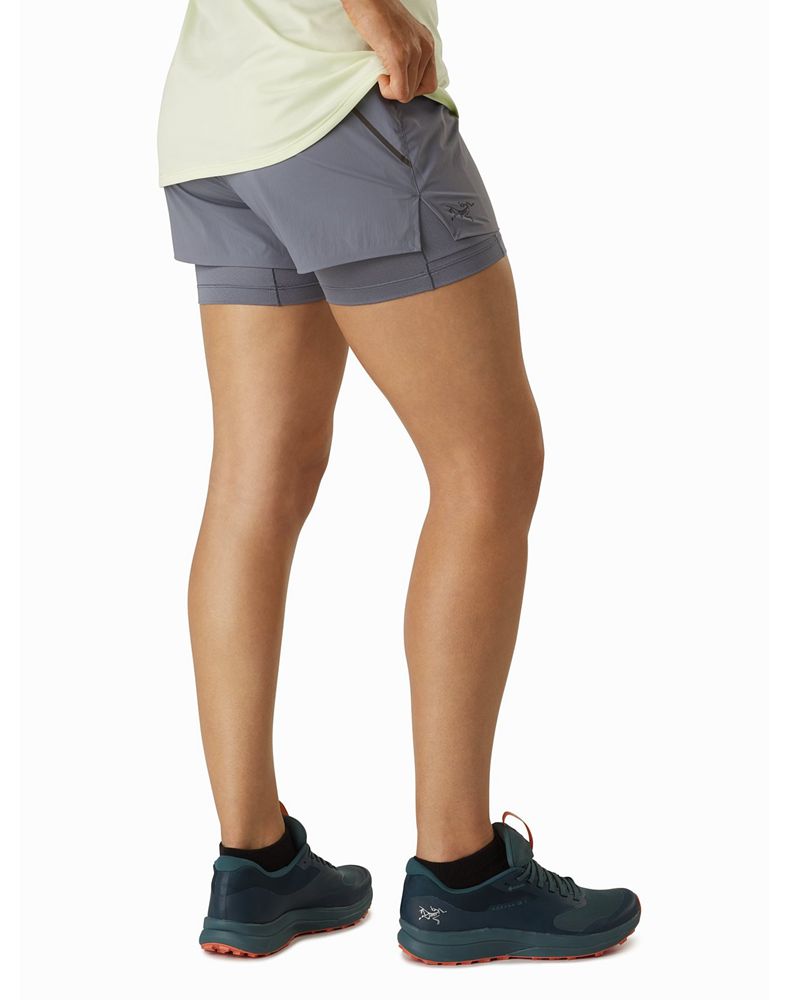 Arc'teryx Kapta 3.5 Shorts Womens - Grey
