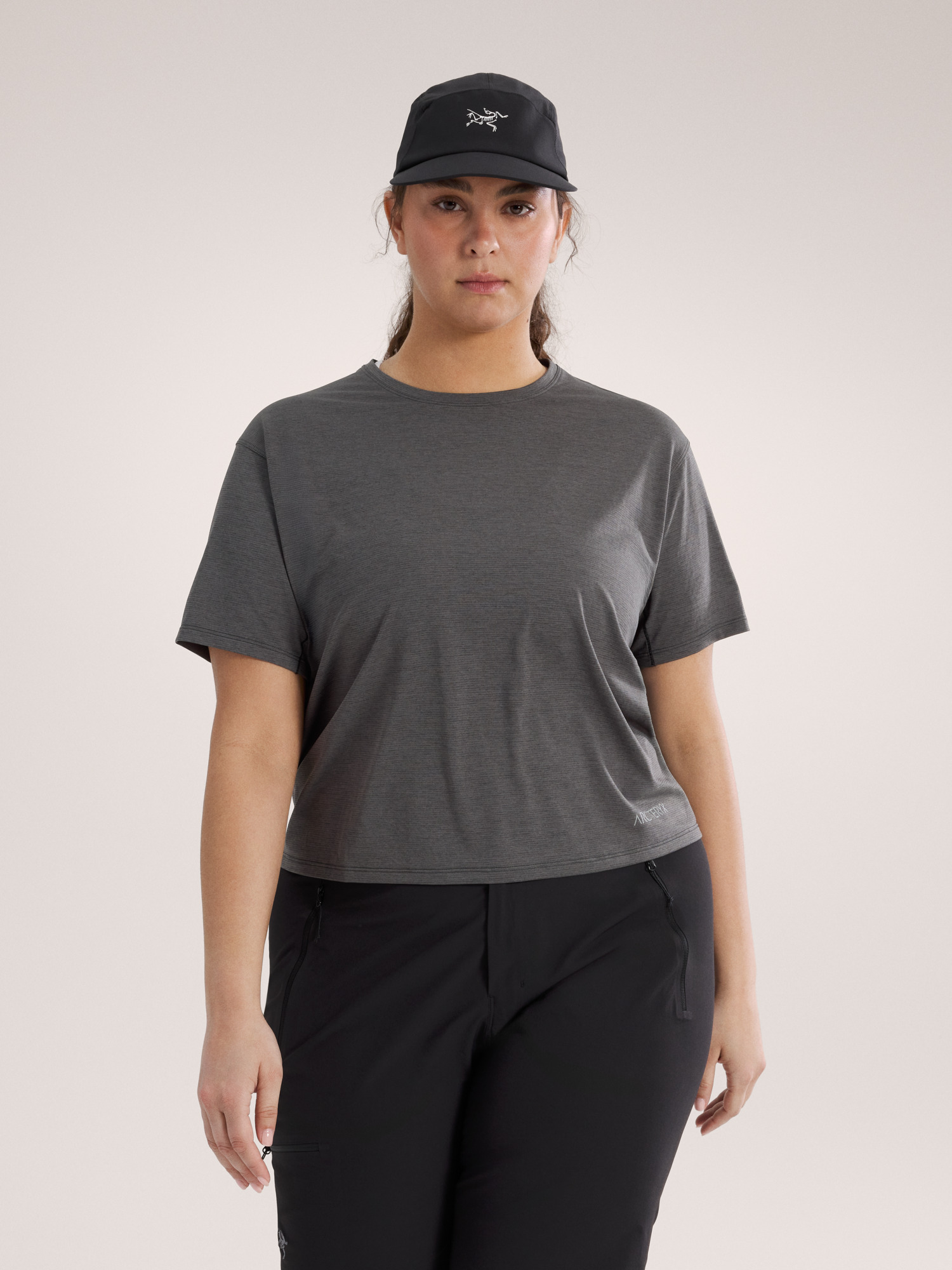 Taema Crop Logo T-Shirt Women's