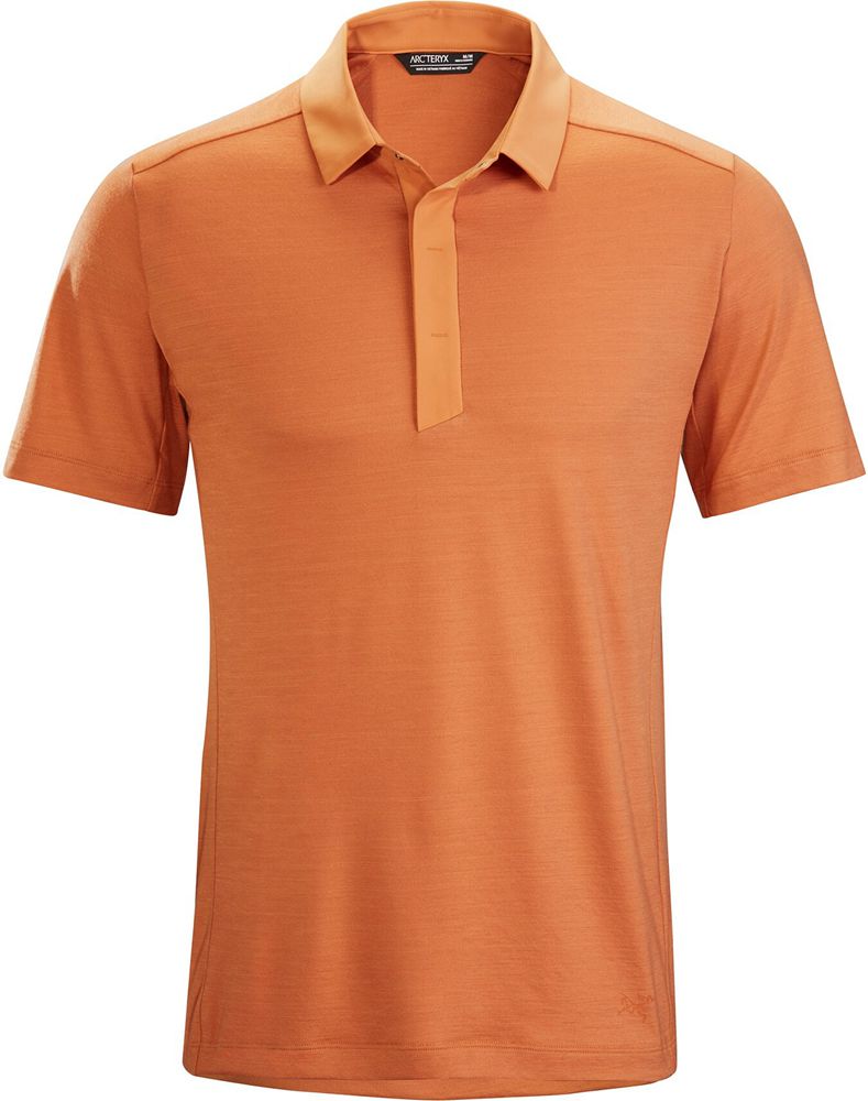 Arc'teryx A2B SS Polo Shirt Mens - Orange