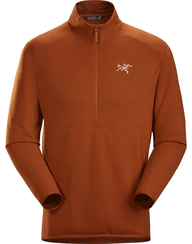 Arc'teryx Kyanite AR 1/2 Zip Neck Fleece Mens - Orange