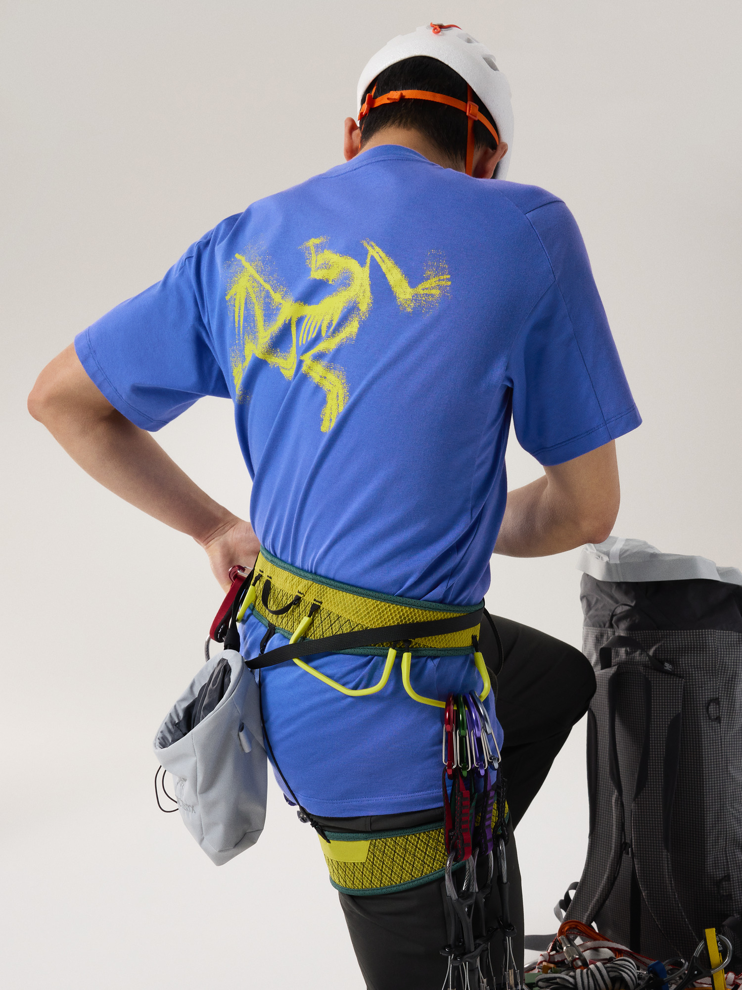 Kragg SL Cotton Blurred Bird Shirt SS Men's