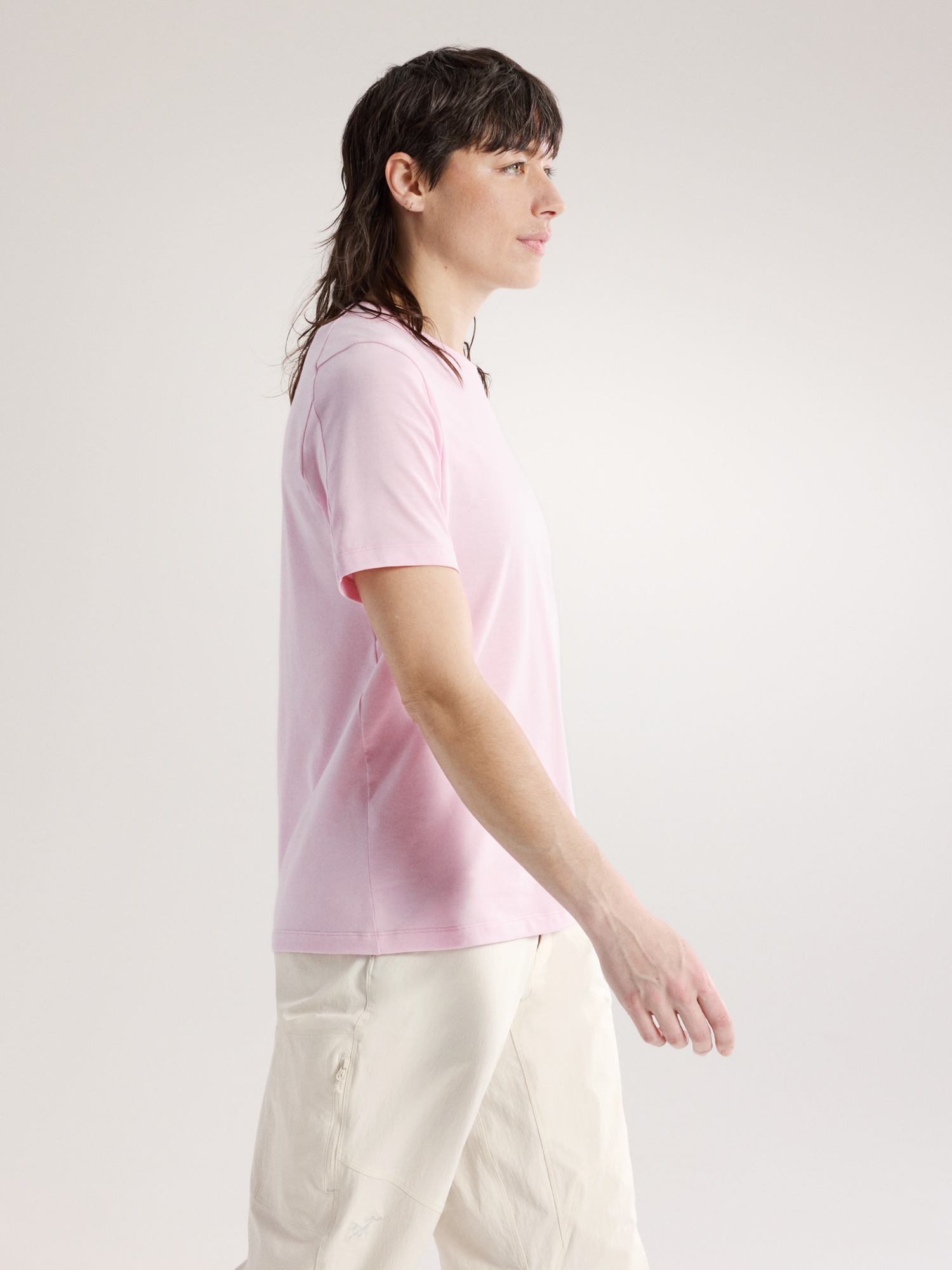 Kragg SL Cotton Emblem Crew Shirt SS Women's