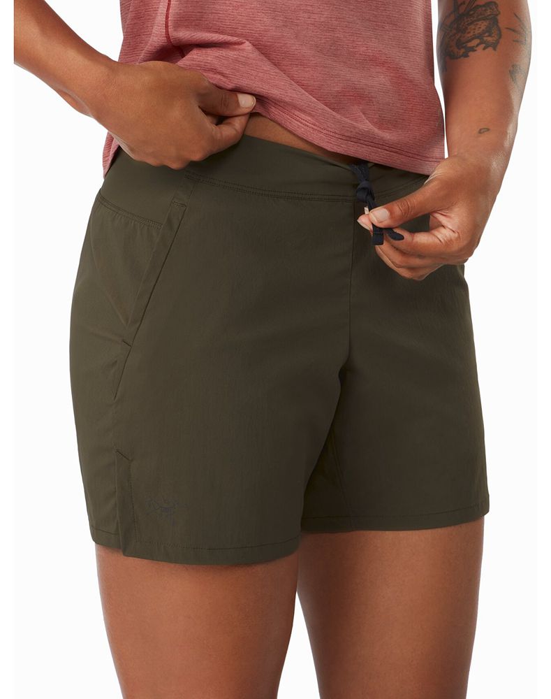 Arc'teryx Taema 6 Shorts Womens - Green