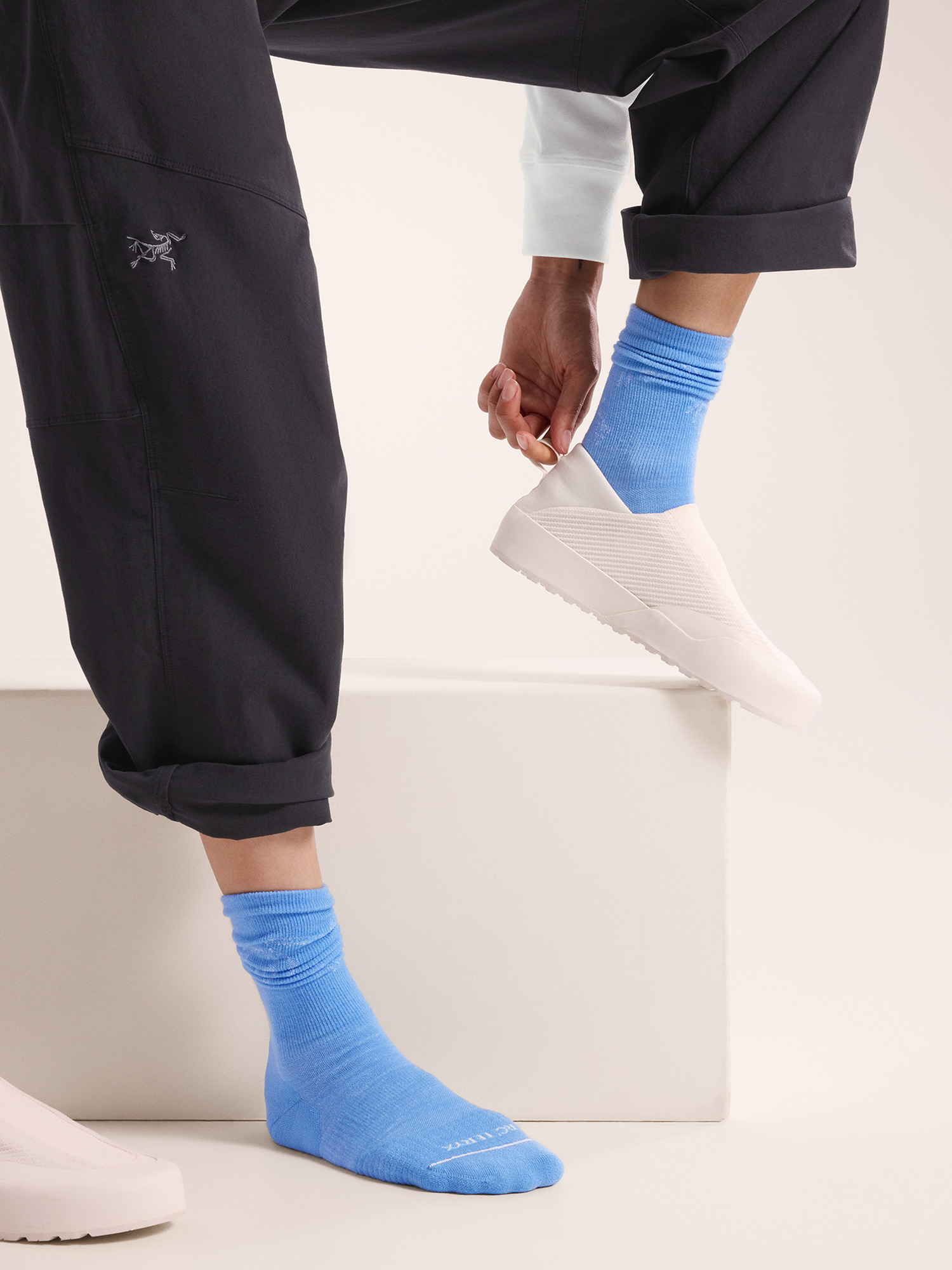 Merino Wool Mid Bird Sock