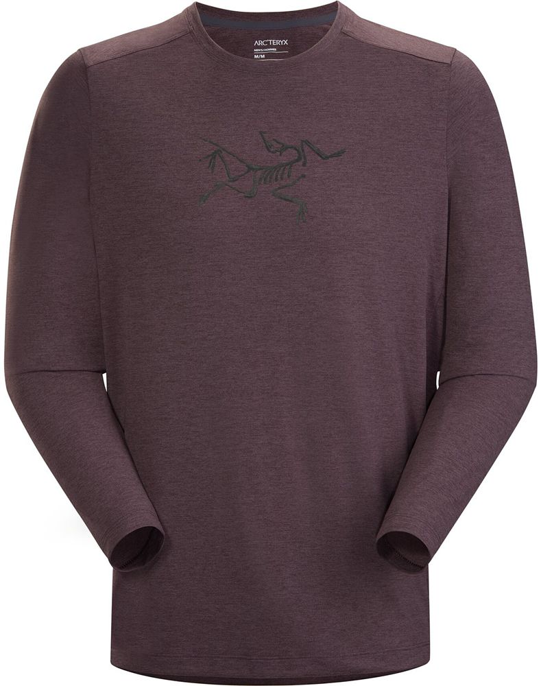 Arc'teryx Cormac Logo LS T-Shirt Mens - Purple