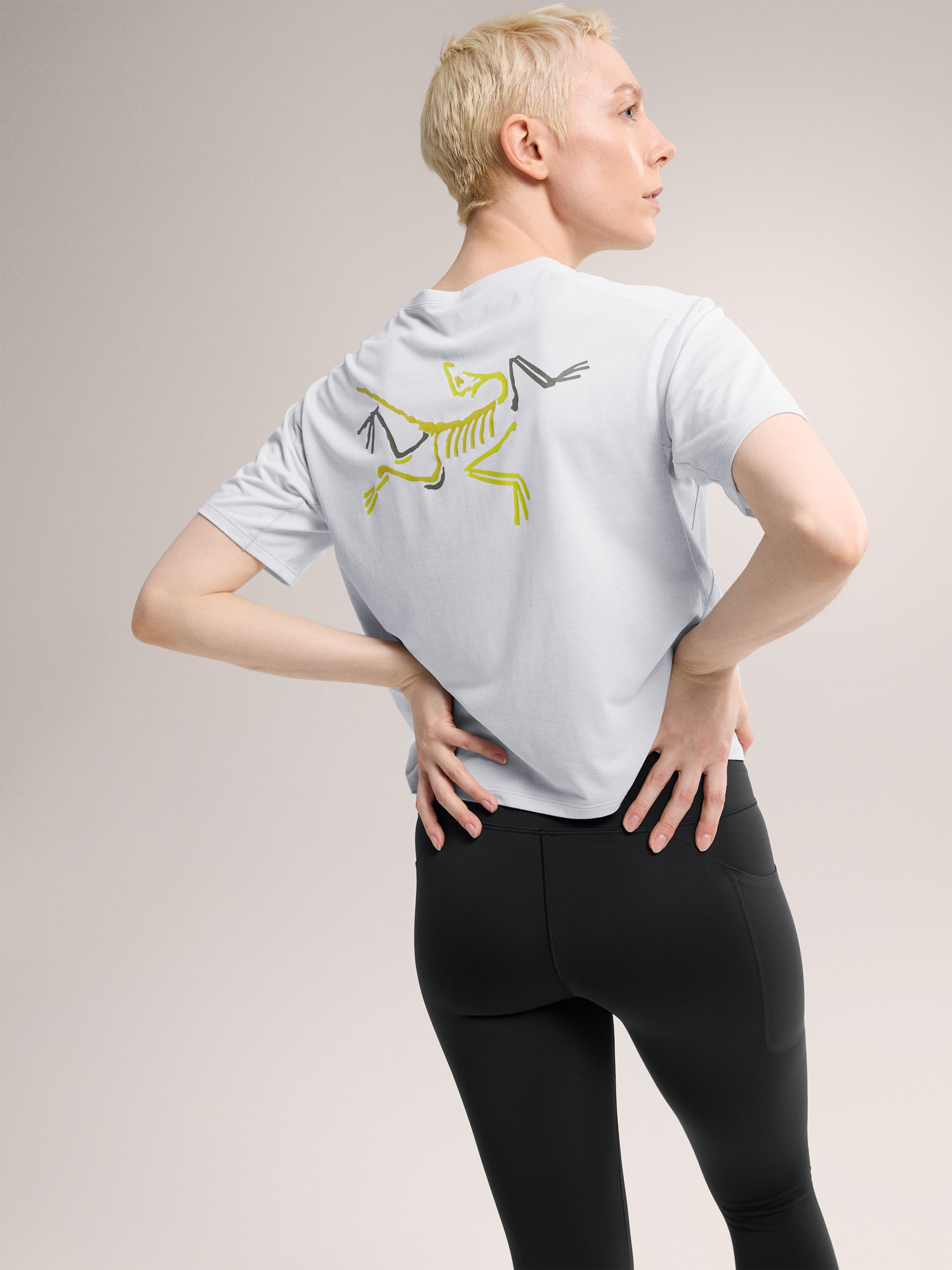 Taema Crop Logo T-Shirt Women's