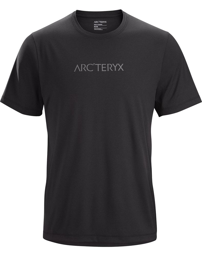Arc'teryx Remige Word SS T-Shirt Mens - Black