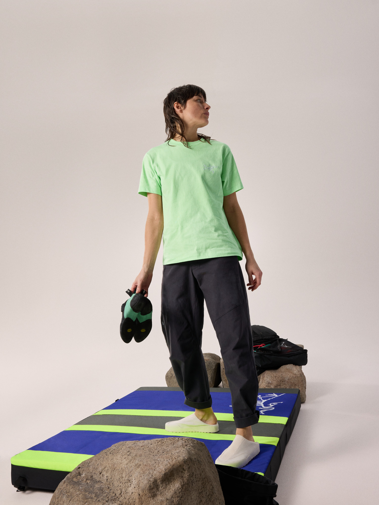 Kragg Cotton Little Bird Crew Shirt SS Women's