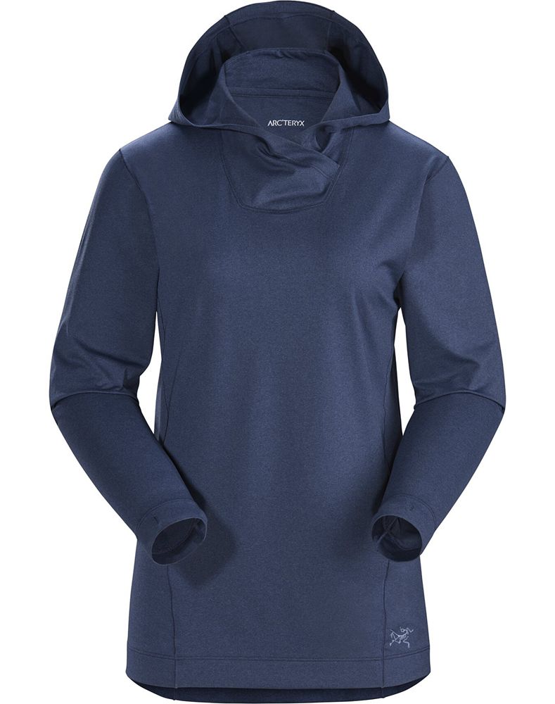 Arc'teryx Remige Hoody T-Shirt Womens - Blue