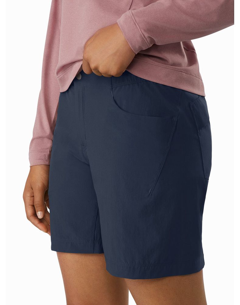 Arc'teryx Alroy 7 Shorts Womens - Blue