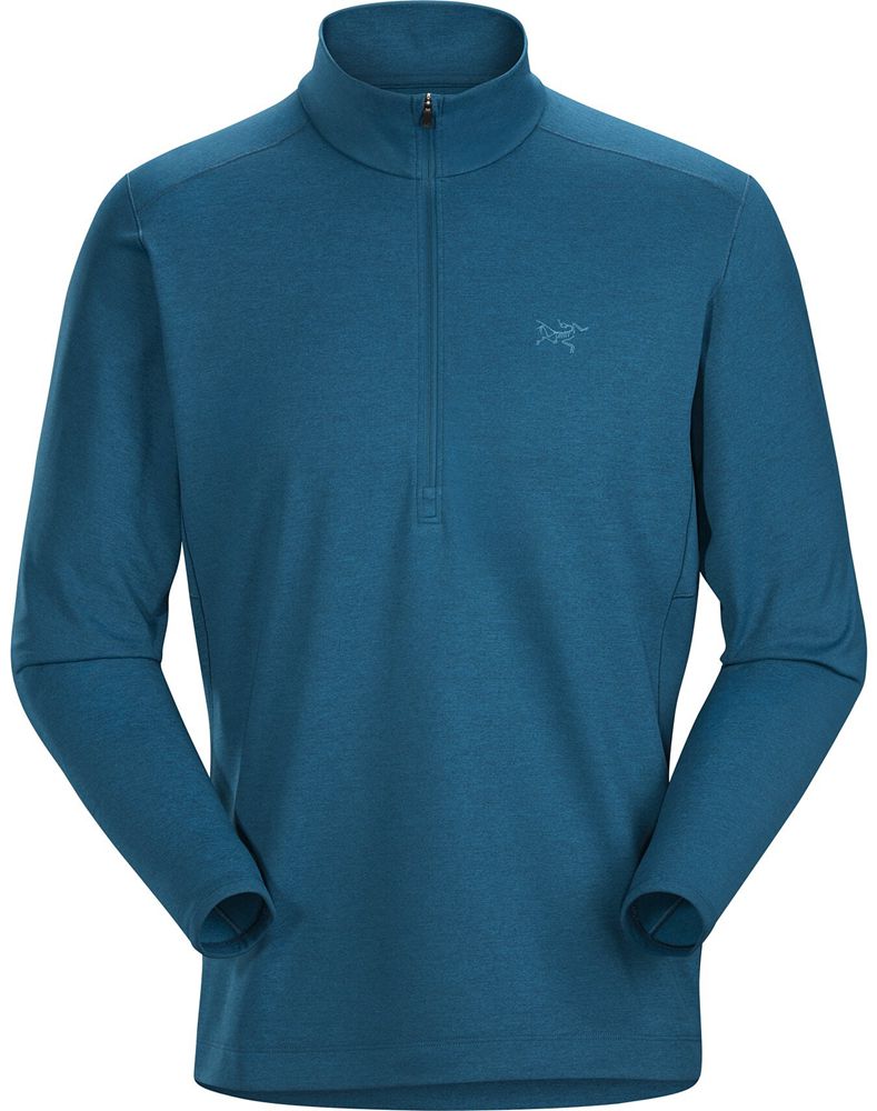 Arc'teryx Motus AR Zip Neck LS Fleece Mens - Blue