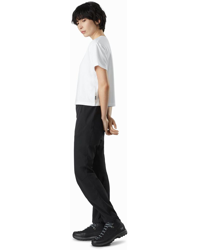 Arc'teryx Arc'postrophe Bird Crop T-Shirt Womens - White