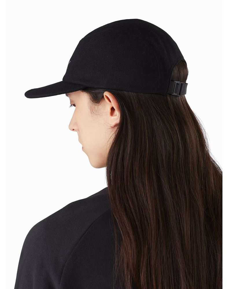 Arc'teryx 5 Panel Wool Cap Womens - Black