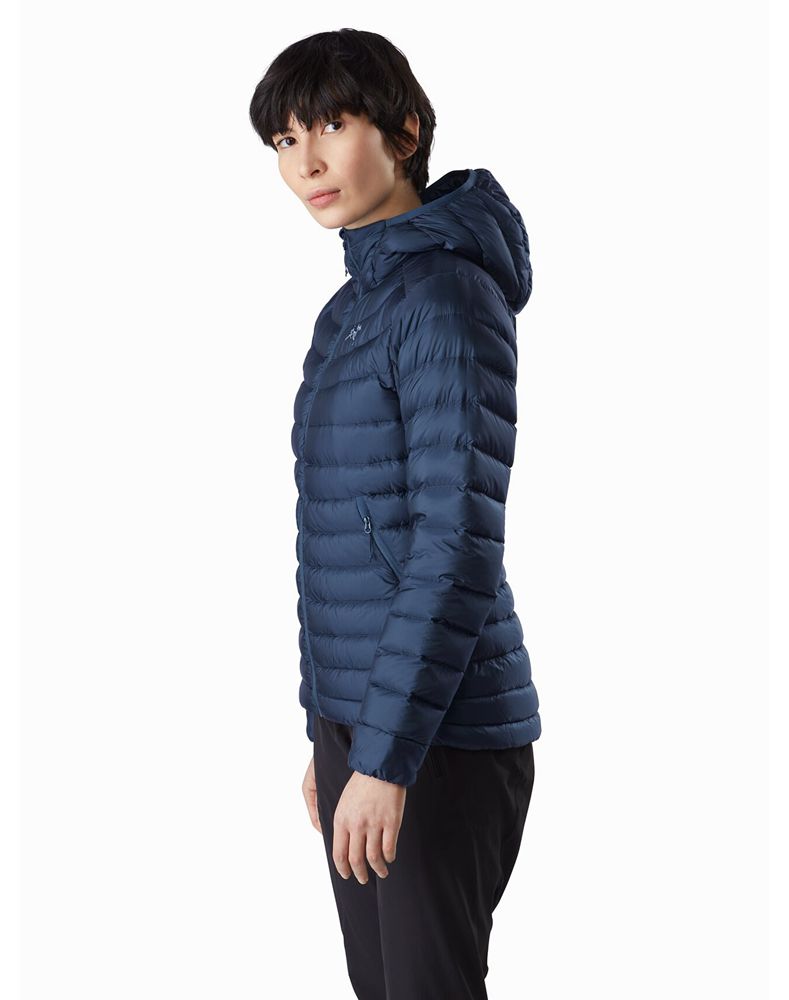 Arc'teryx Cerium LT Hoody Down Jacket Womens - Blue